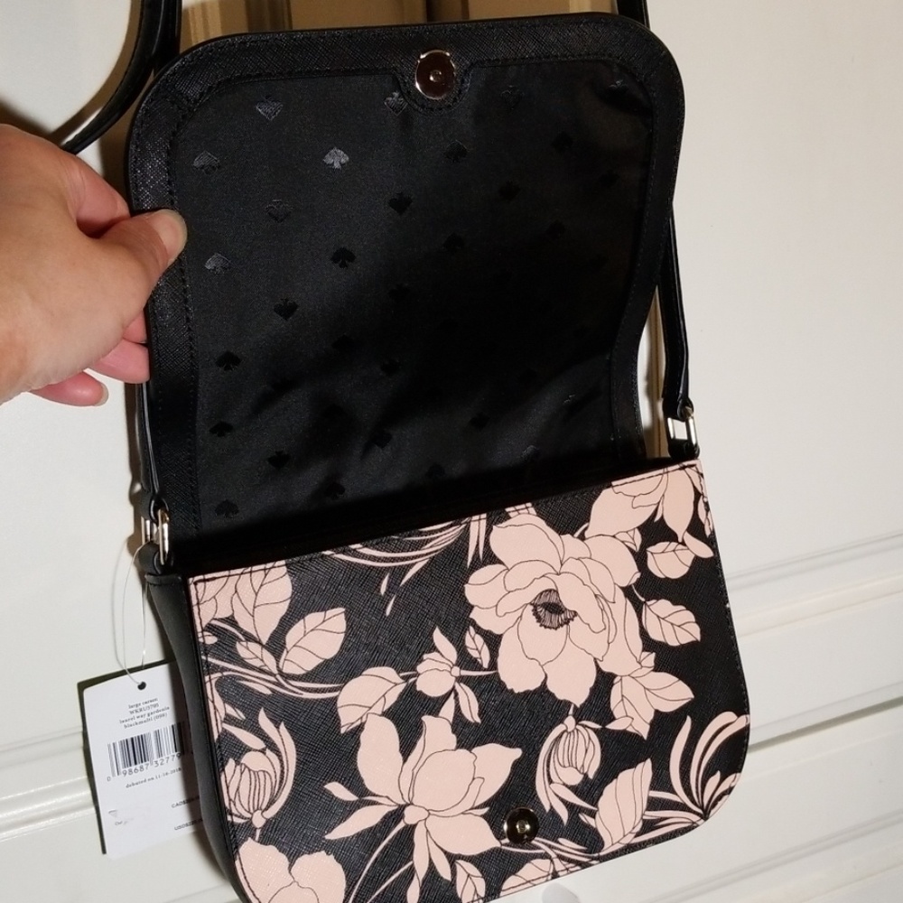Kate Spade Black Floral Crossbody Bag - Picture 5 of 8